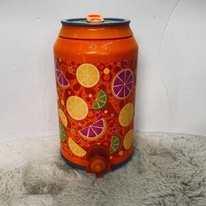Cool Gear Citrus Burst Beverage Drink Dispenser Can Design‎ 128 oz